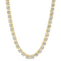 Tennis Gold Chain Diamond Buttercup 4mm The The Gold Gods front view