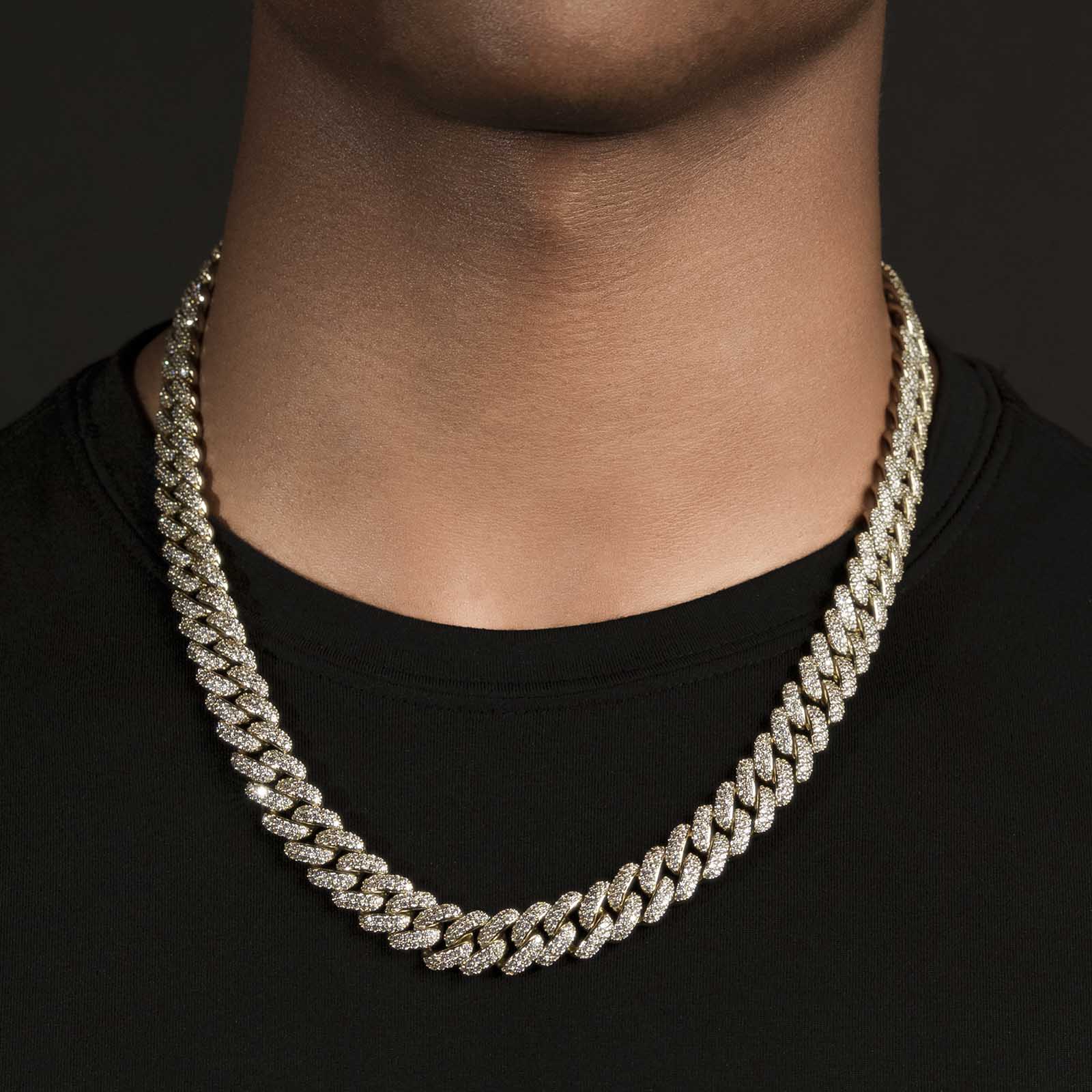 Diamond Cuban Link Chain 12MM