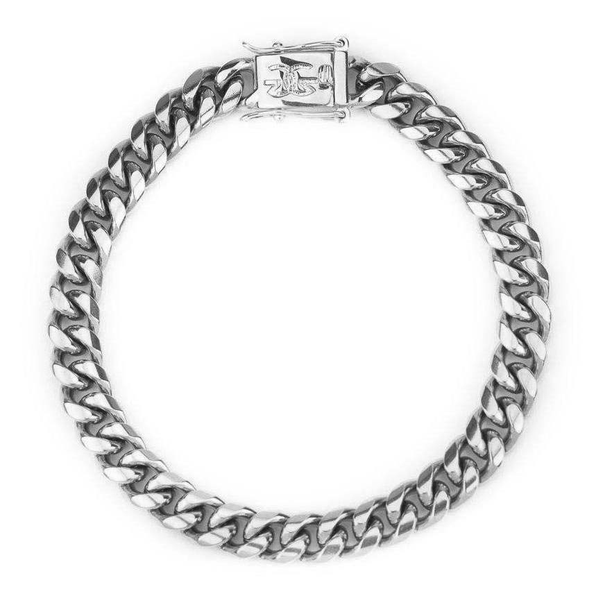 Miami Cuban Link Bracelet (6mm) The Gold Gods SIlver Vermeil