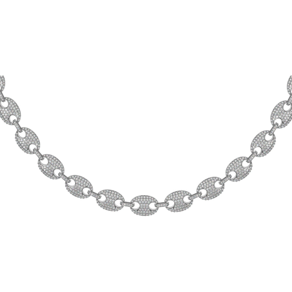 DIAMOND-puff-LINK-CHAIN-side-view-gold-chain-The-gold-gods-mens-jewelry-white-gold