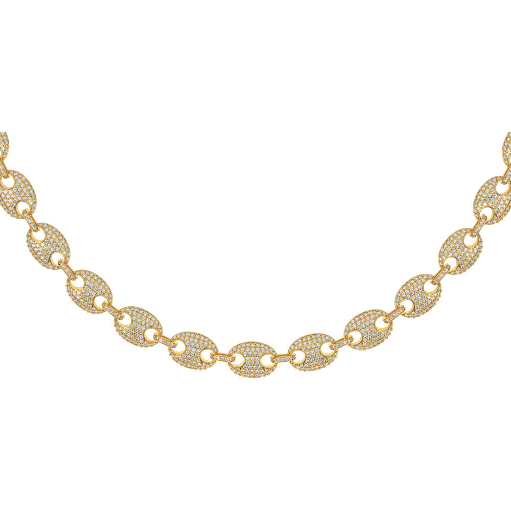 DIAMOND-puff-LINK-CHAIN-front-view-gold-chain-The-gold-gods-mens-jewelry