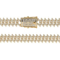 DIAMOND-SPIKED-LAUREL-CUBAN-LINK-CHAIN-18k-gold-plated-lock-view-the-gold-gods-mens-jewelry