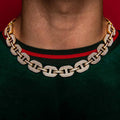 Micro Diamond Mariner Link Chain