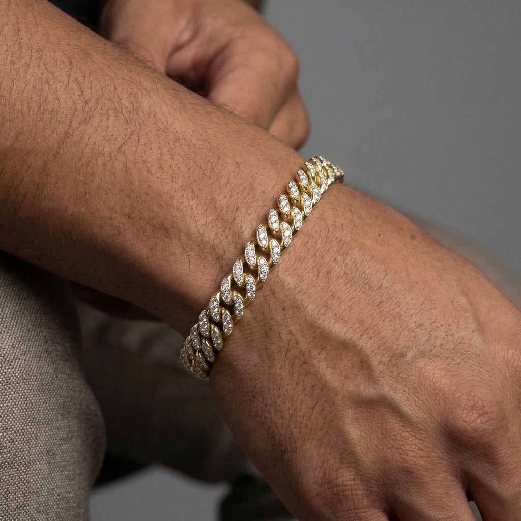 Diamond Cuban Link Bracelet 8MM