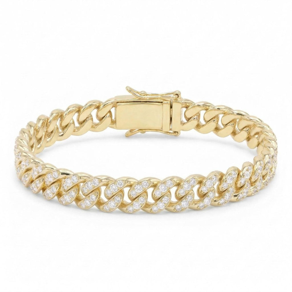 Diamond Cuban Link Bracelet 8MM