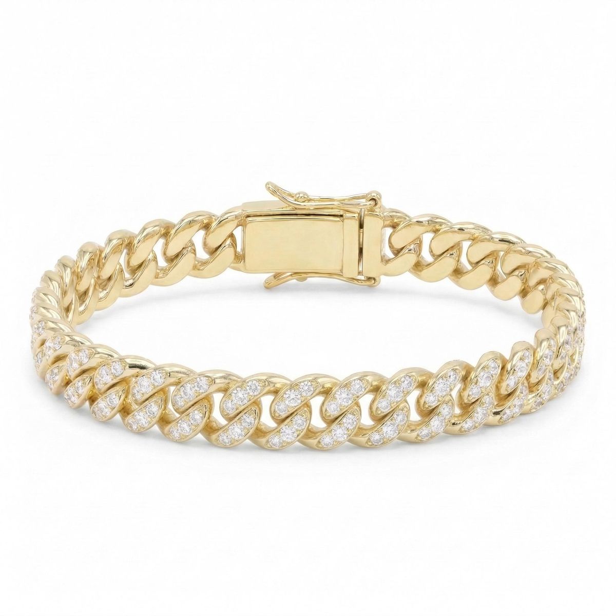 Diamond Cuban Link Bracelet 8MM