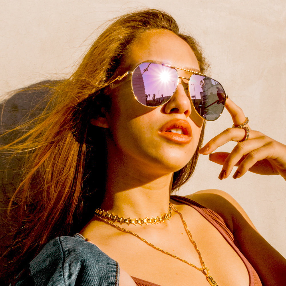 Zelus Women's Sunglasses The Gold Goddess