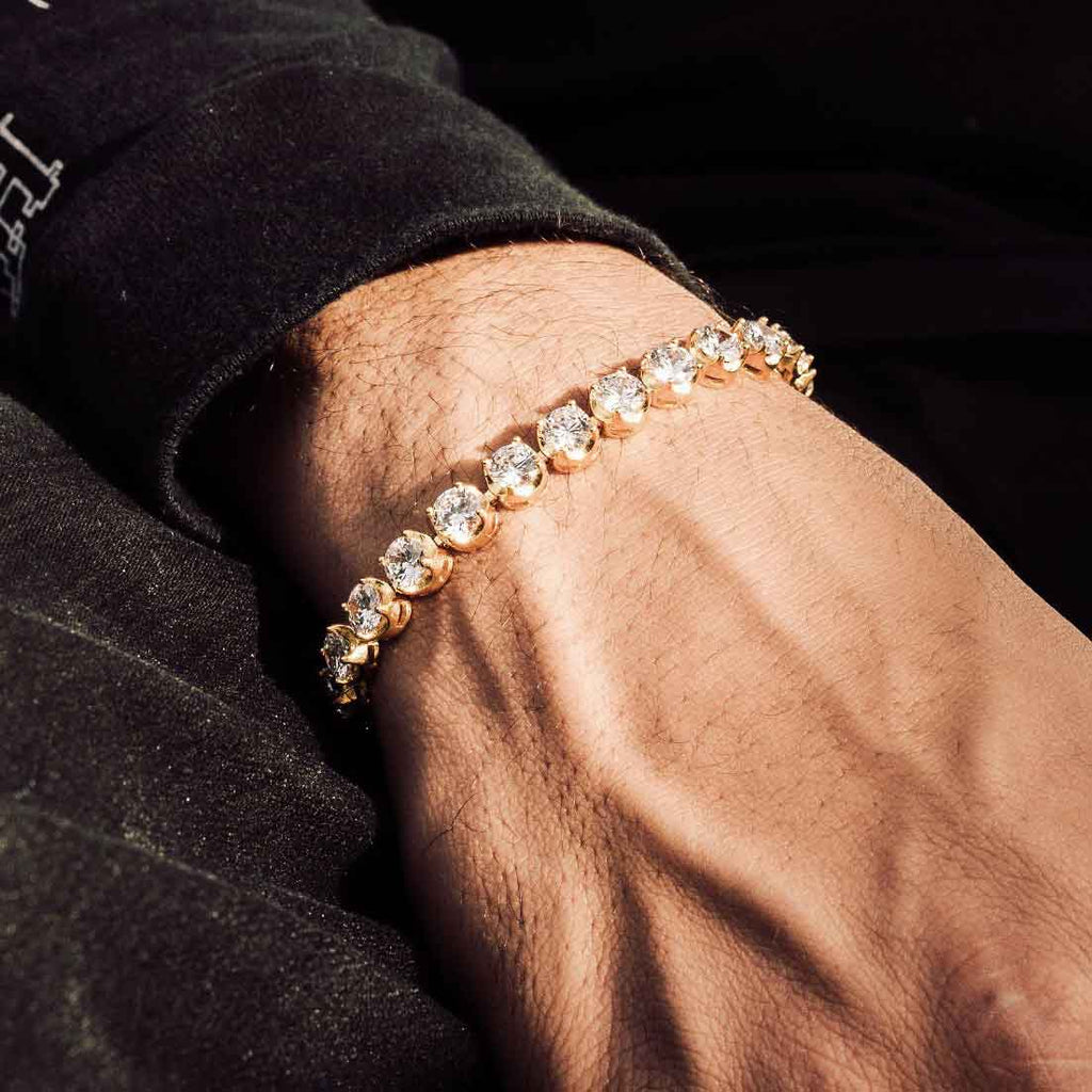 6mm Diamond Buttercup Tennis Bracelet The The Gold Gods Lifestyle