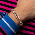 Diamond Infinity Link Bracelet 12MM
