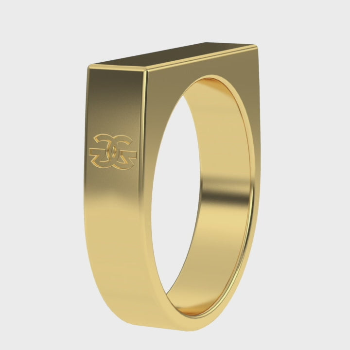 Gold Bar Ring