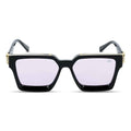 Virgil Glossy Black Sunglasses The Gold Gods