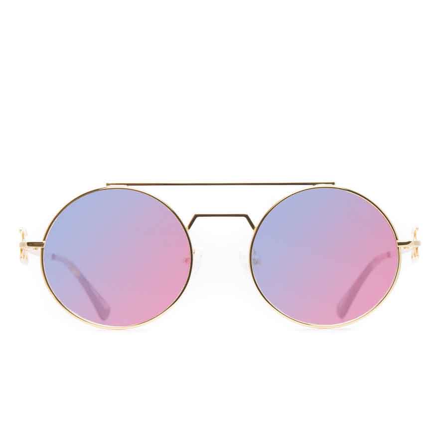 Visionaries Sunglasses The Gold Gods Red Blue Flash